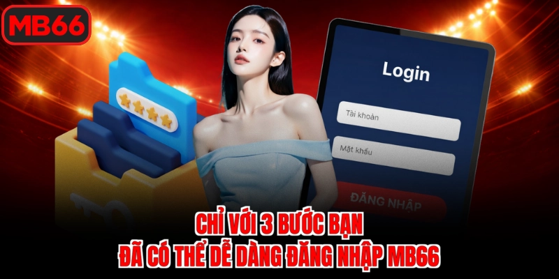 Chỉ với 3 bước bạn đã có thể dễ dàng đăng nhập Mb66